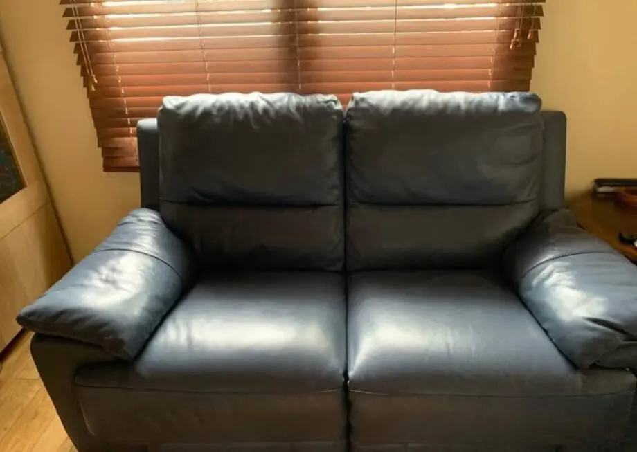 DFS Denim Blue Falcon Power Recliner Sofa Set