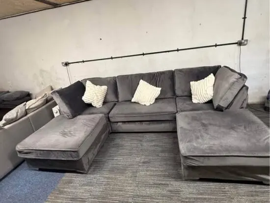U shape sofa lounge, cinema couch