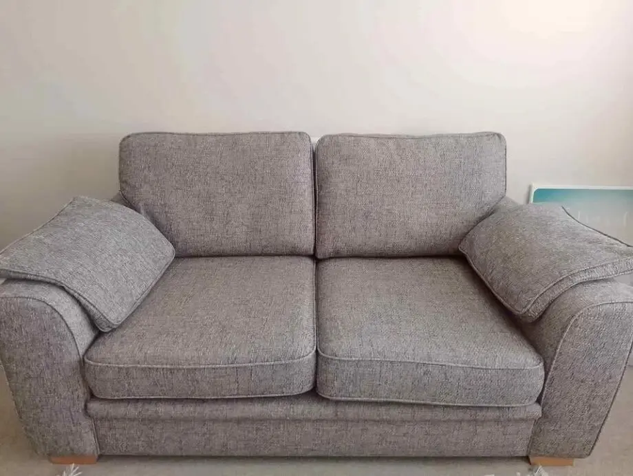 2 SEATER GREY SOFA