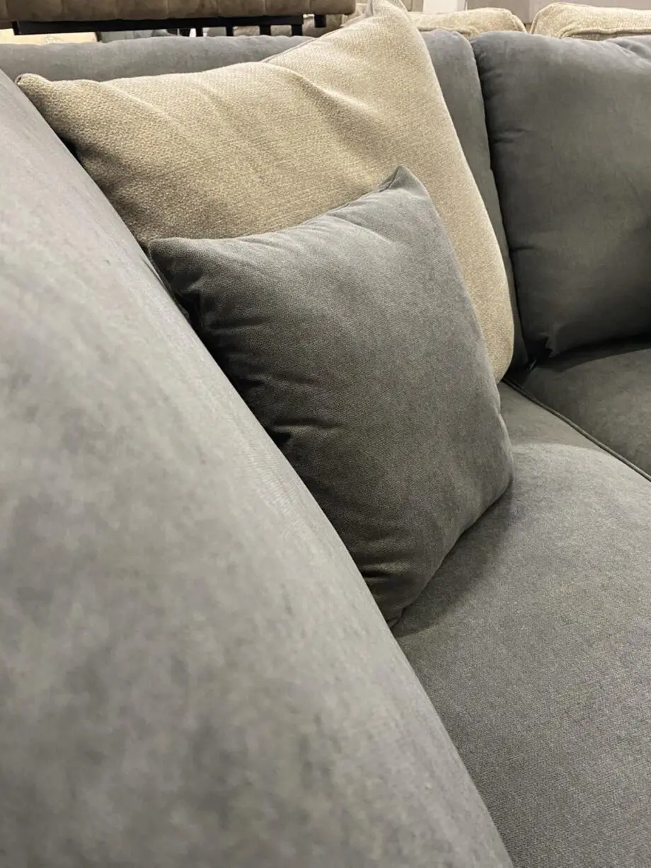U-Shape Grey Sectional For Sale