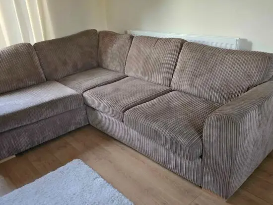 4 seater L shape high back sofa