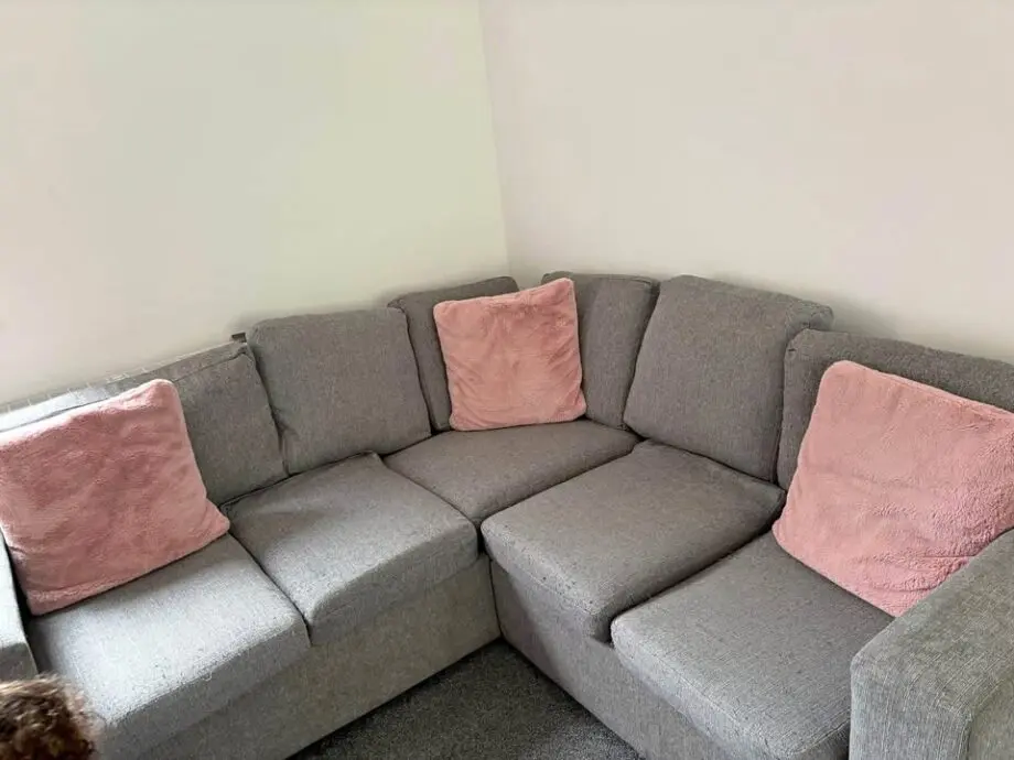5 seater sofa grey