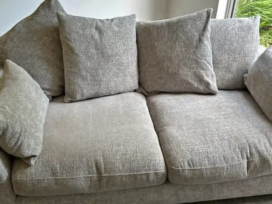 3 SEATER GREY KINGSINGTON SOFA