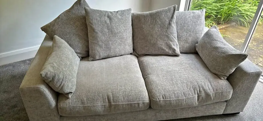 3 SEATER GREY KINGSINGTON SOFA