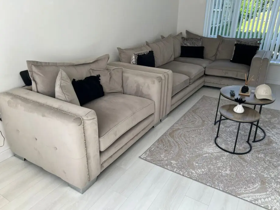 LLB Regency corner sofa and cuddle chair