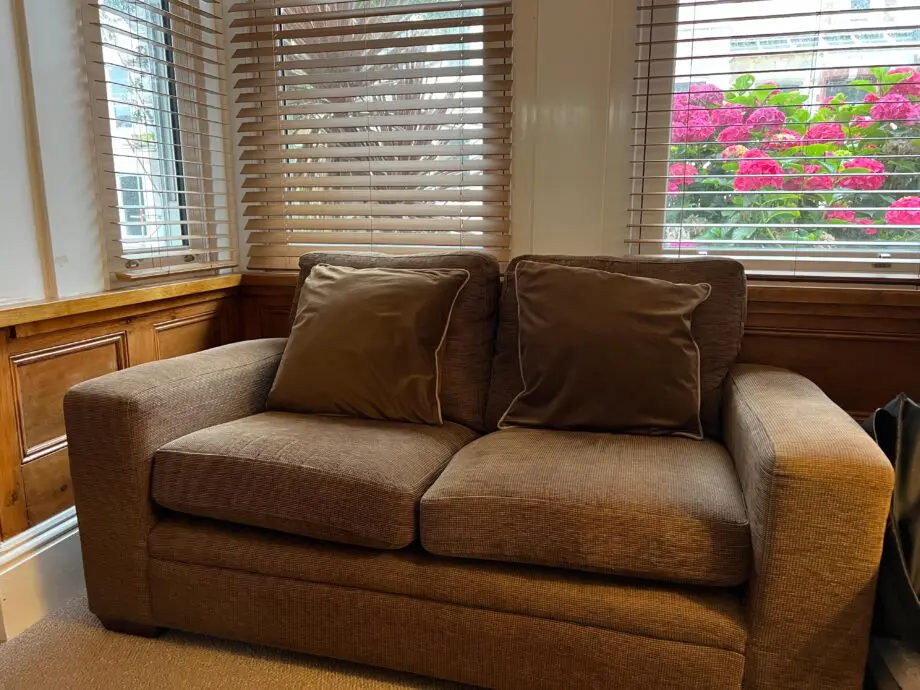 2 x brown NEXT sofas