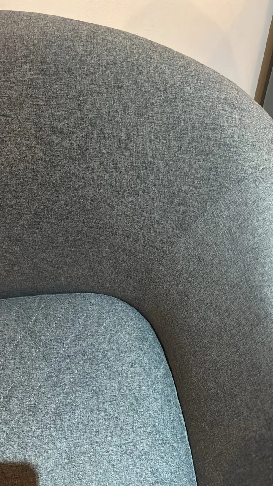 Grey Comfy Armchair by Made