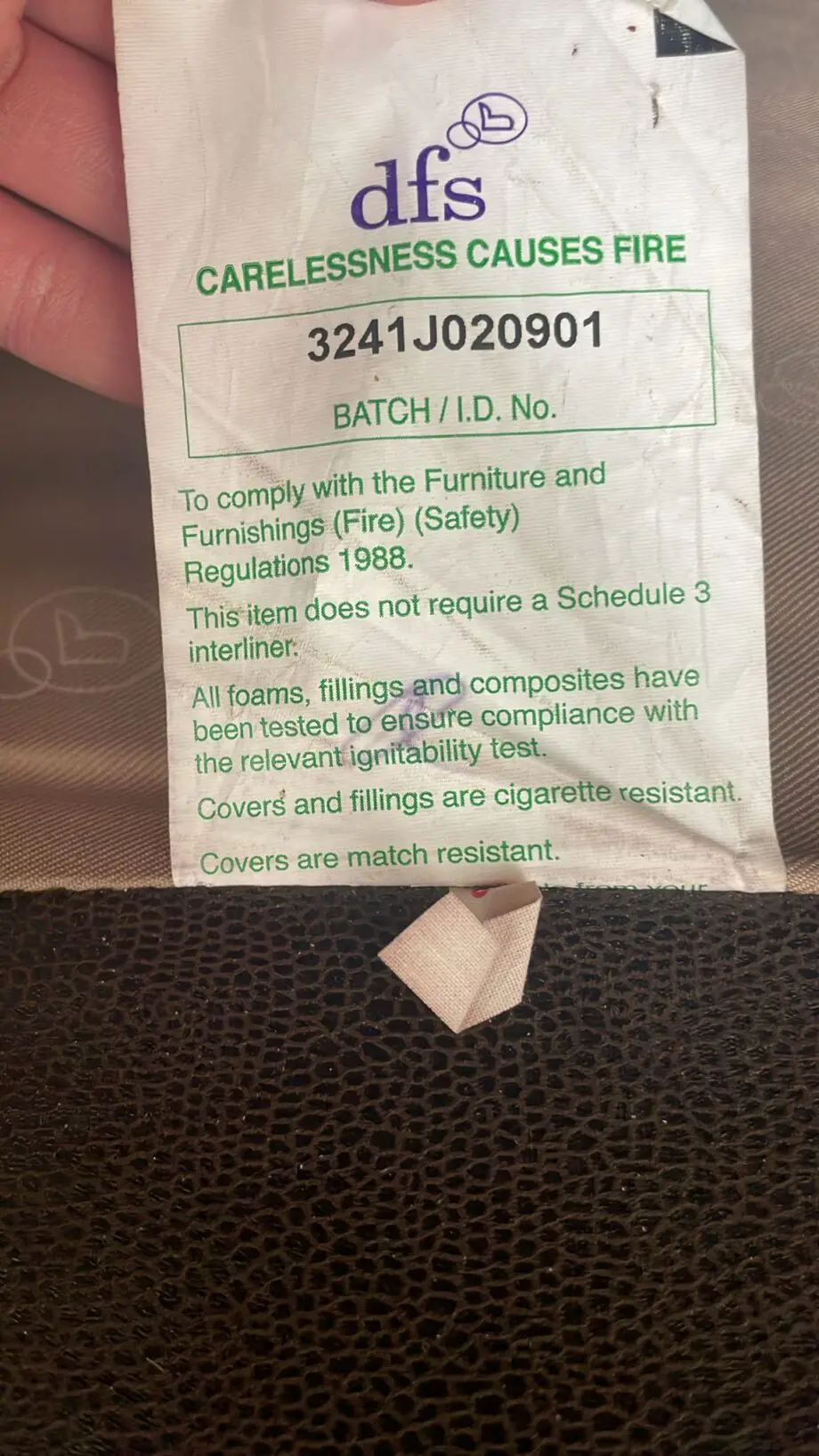 DFS Brown Corner Sofa