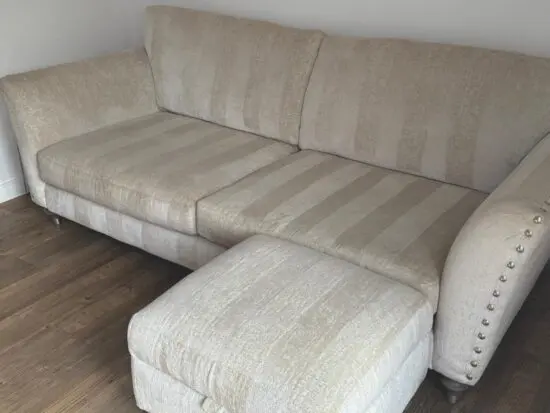 Lawrie oyster combination thick luxurious chenille fabric