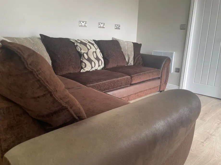 DFS Brown Corner Sofa