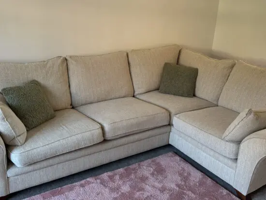 Harvey’s Beige Corner Sofs