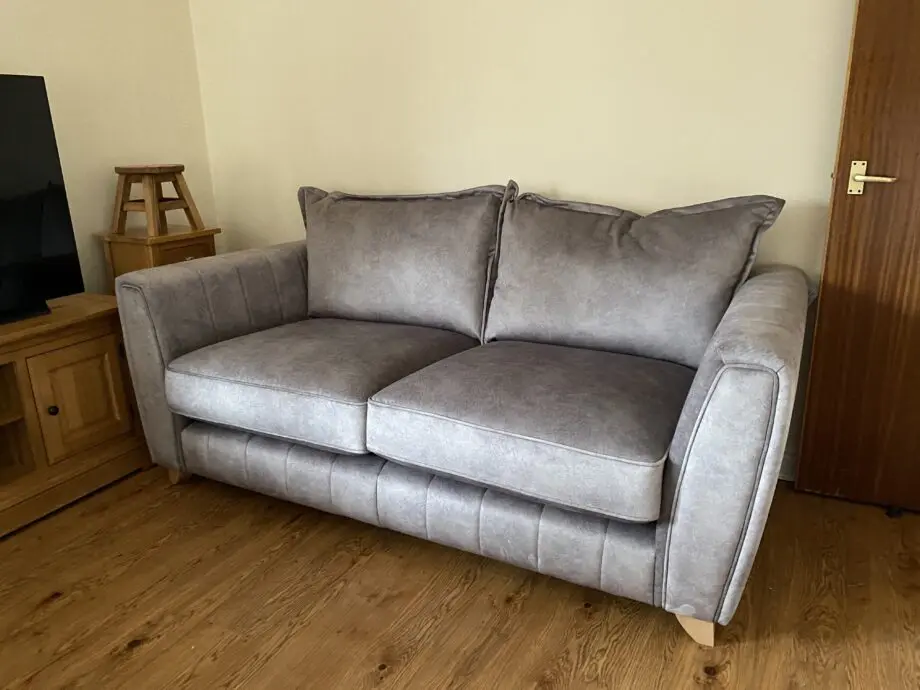DFS 3 seater Cherished Silver sofa