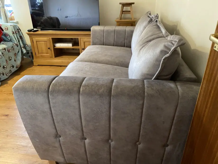DFS 3 seater Cherished Silver sofa
