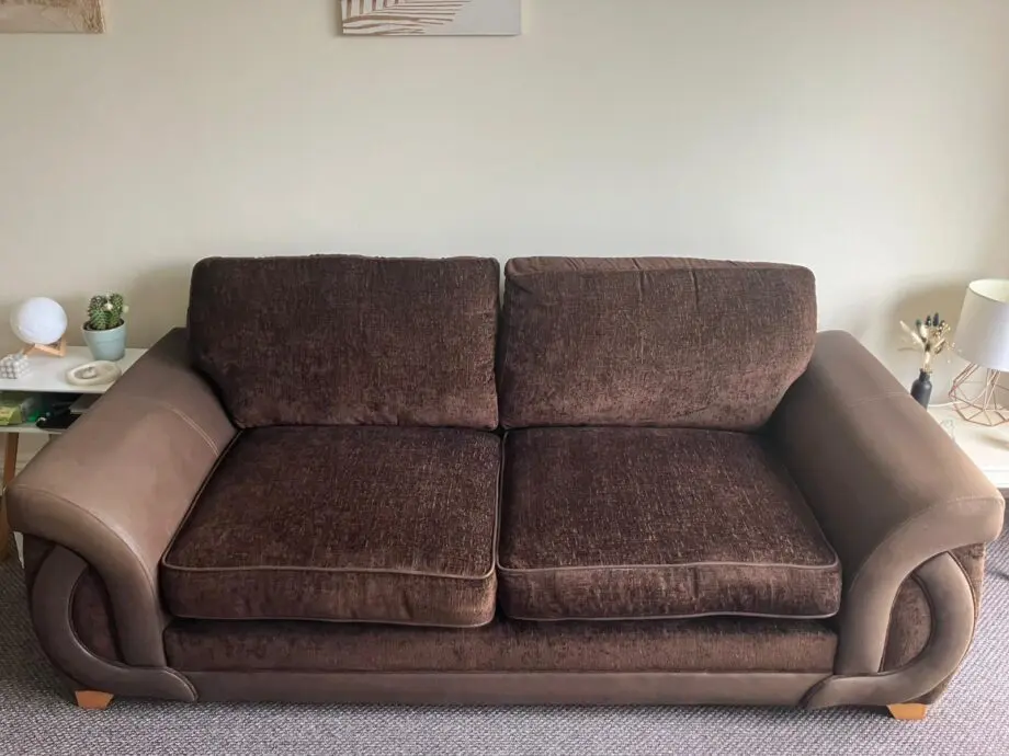 DFS Brown 2 seater sofa