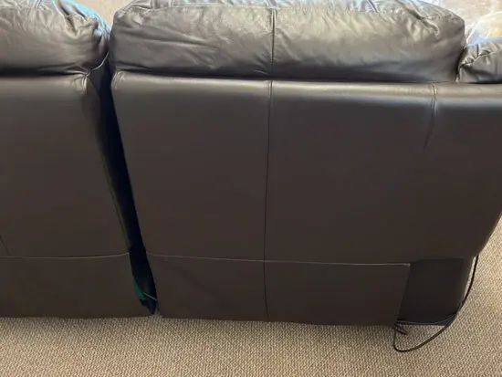 Leather 2 Seater Electric Sofa