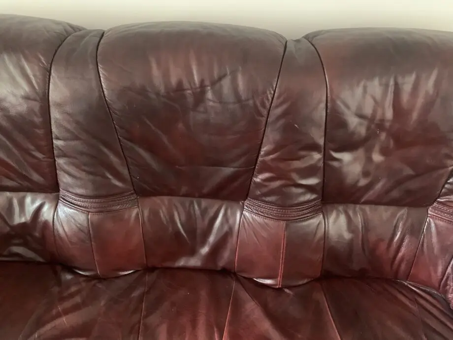 Chesterfields direct genuine leather “Sherwood” sofa. Three seater.