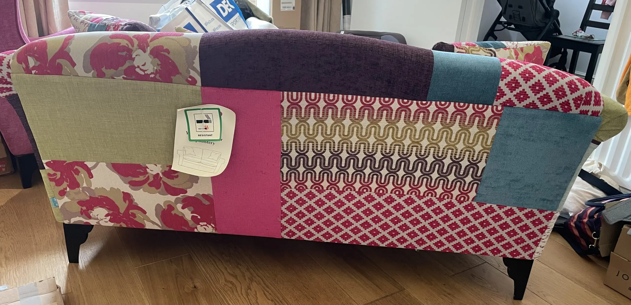 DFS patchwork sofa set