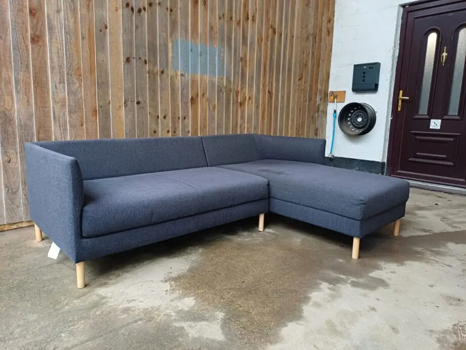 L Shape Metal Grey Habitat Sofa