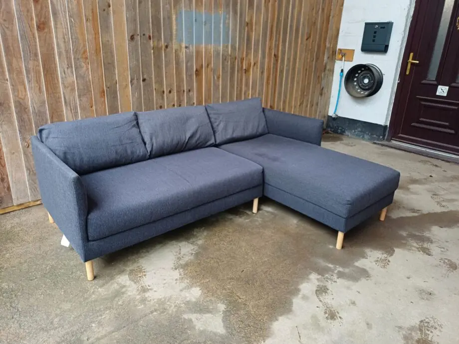 L Shape Metal Grey Habitat Sofa