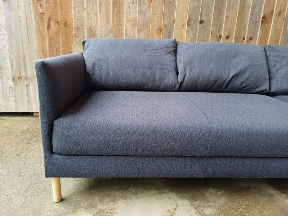 L Shape Metal Grey Habitat Sofa