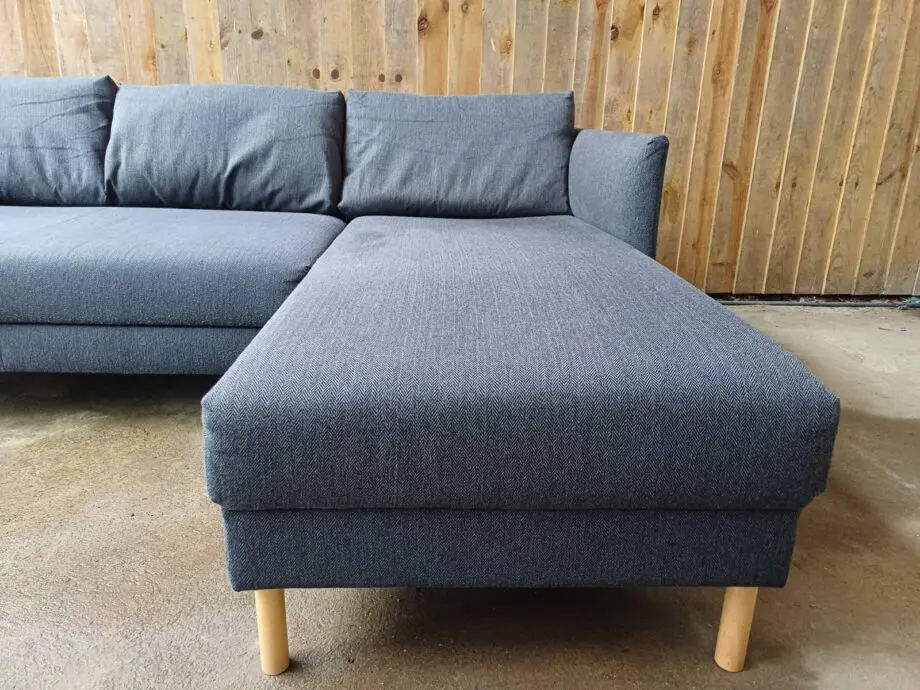 L Shape Metal Grey Habitat Sofa