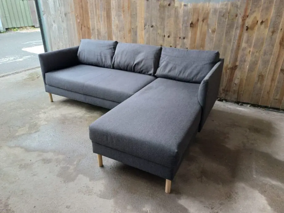L Shape Metal Grey Habitat Sofa