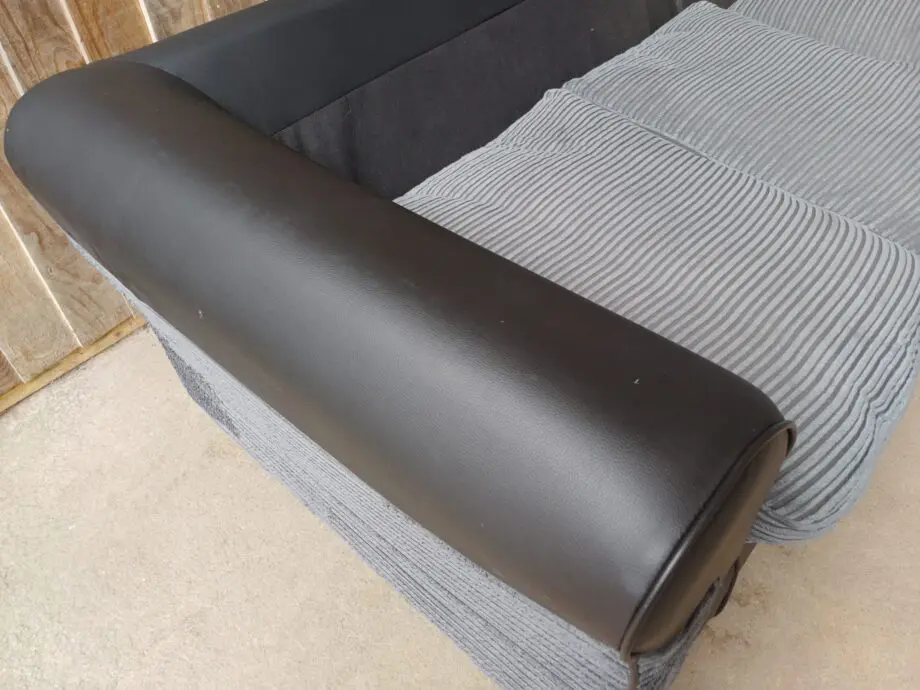 Argos L Shape Black / Marl Grey Cord #125