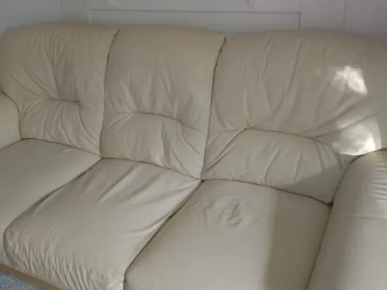 3 seater leather sofa