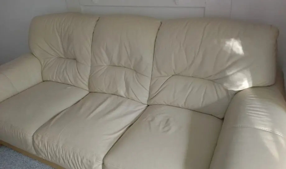 3 seater leather sofa