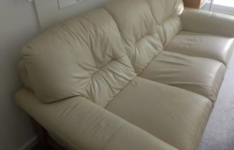 3 seater leather sofa