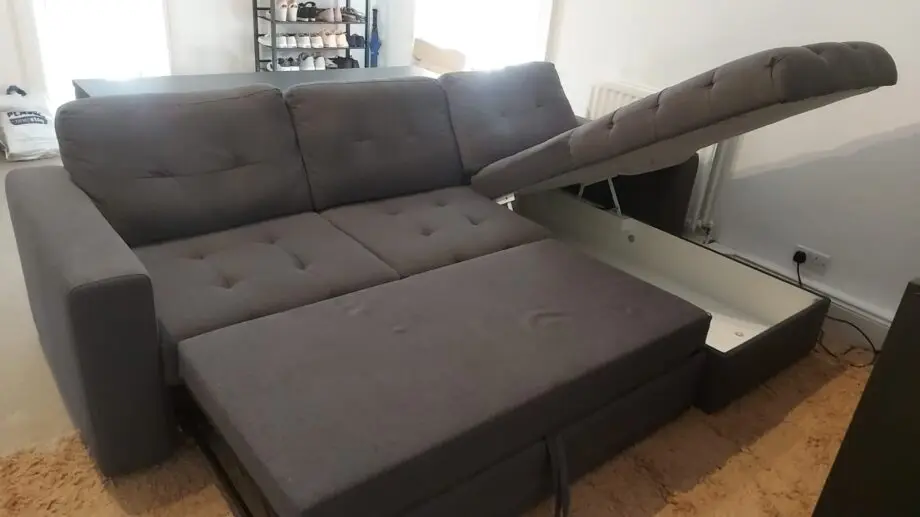 Dfs grey corner sofa bed