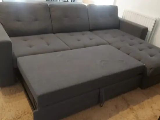 Dfs grey corner sofa bed