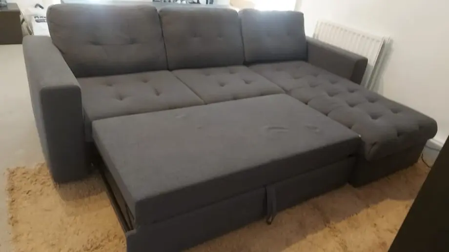 Dfs grey corner sofa bed