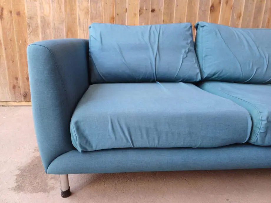 IKEA L Shape Teal Sofa FREE DELIVERY #133