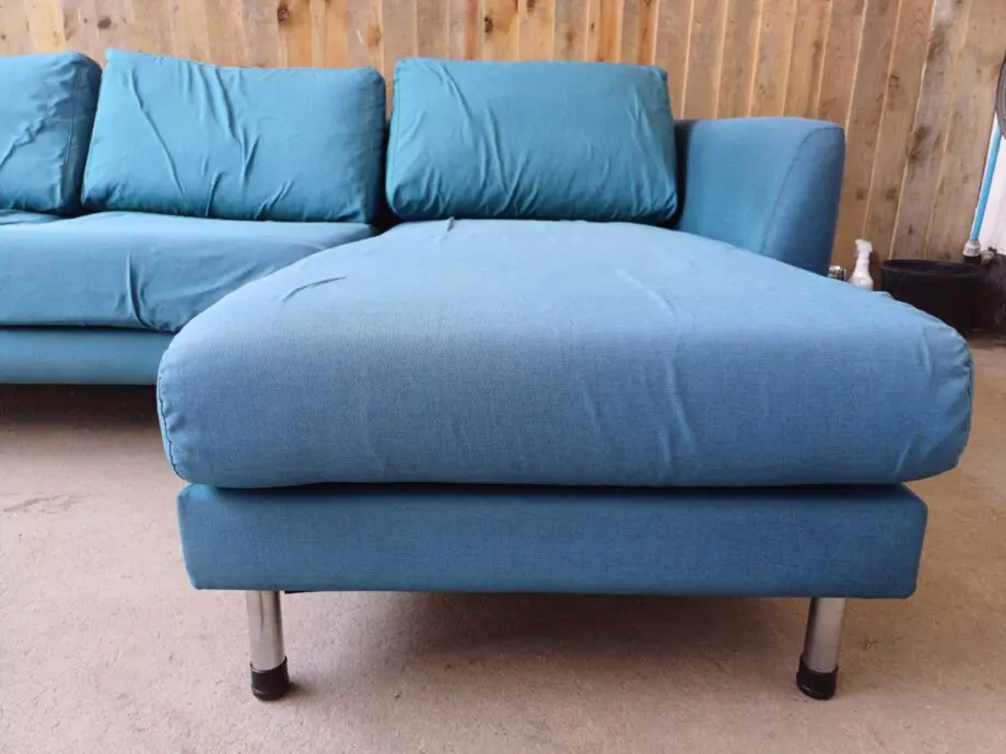IKEA L Shape Teal Sofa FREE DELIVERY #133