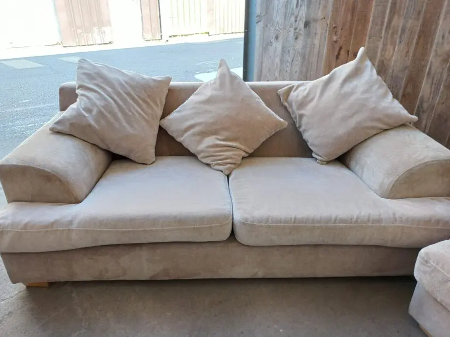 DFS 3+2 Large Seater Set Beige Fabric Sofas #135