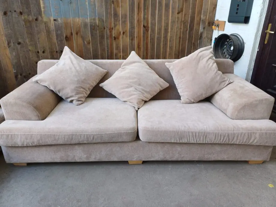 DFS 3+2 Large Seater Set Beige Fabric Sofas #135