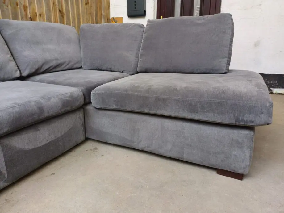 DFS L Shape Orka Grey Sofa #138