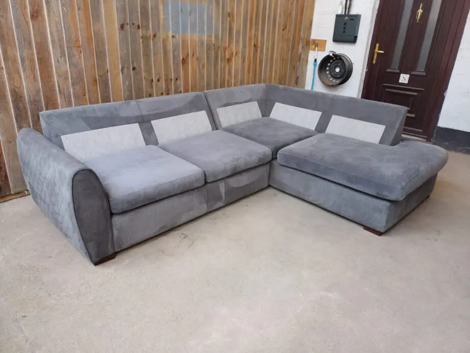 DFS L Shape Orka Grey Sofa #138