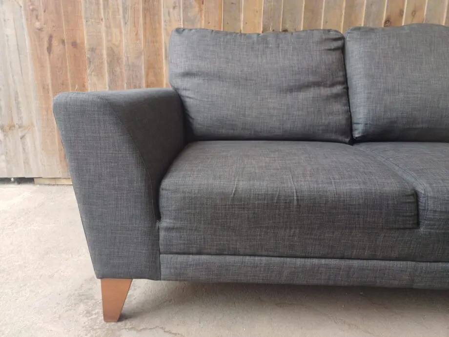 DFS 2 Seater Metal Grey Sofa #139
