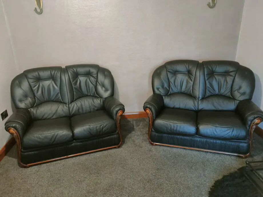 Genuine leather sofas