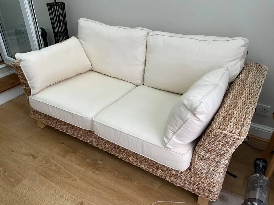 Next Wicker 2 Seater Conservatory Sofa