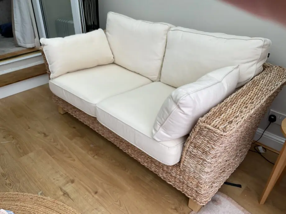 Next Wicker 2 Seater Conservatory Sofa