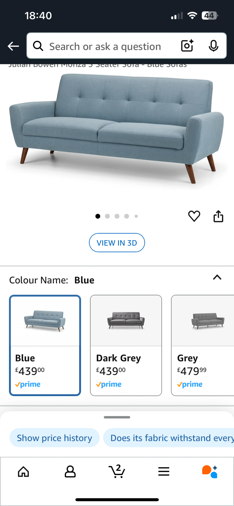 Futon / sofa bed