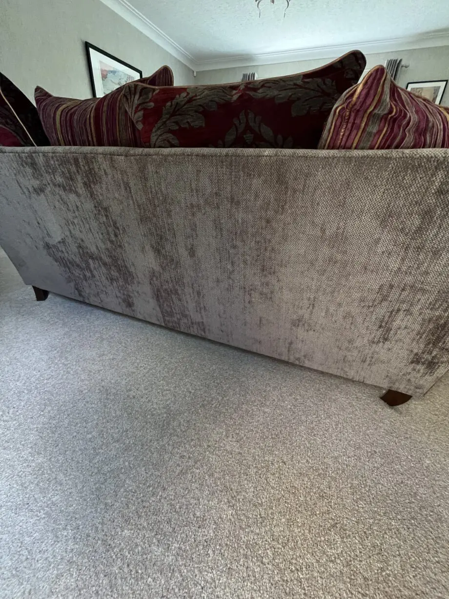 Two Barker And Stonehouse brown Leather &Fabric Sofas