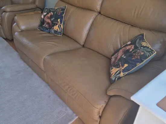 3 seater with 2 electric recliners and matching arm chair