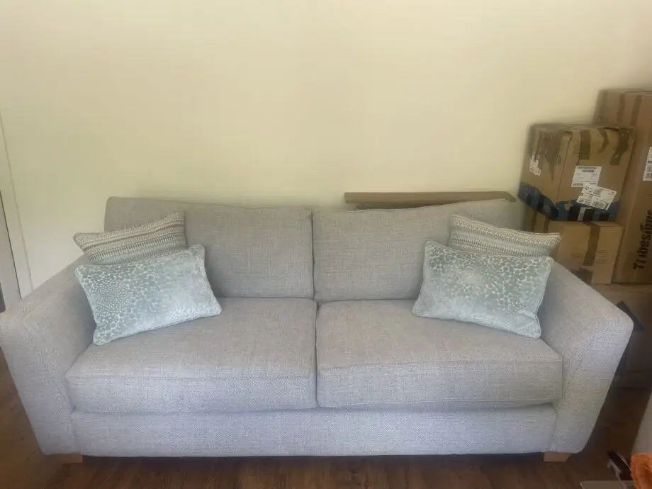 DFS Sophia 3 seater sofa and sofa bed and foot stall