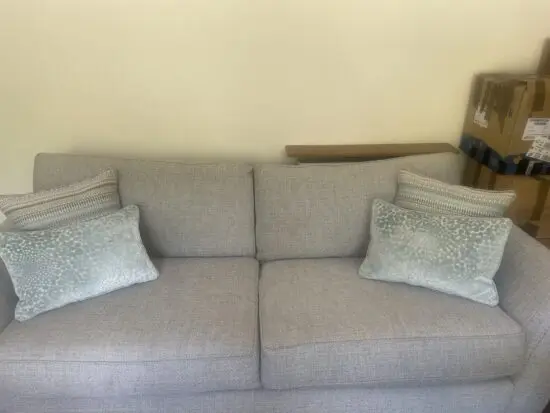 DFS Sophia 3 seater, sofa bed & footstool