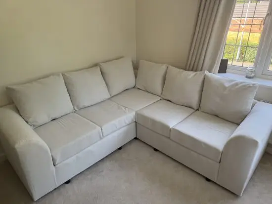 Cream Corner Sofa