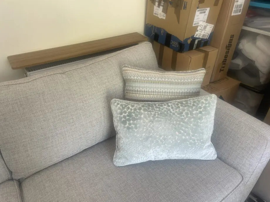 DFS Sophia 3 seater sofa and sofa bed and foot stall